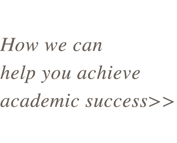 How we can help you achieve academic success  