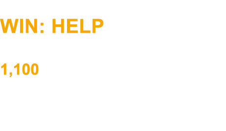 WIN: Help  Each month, an average of 1,100 students visit our Tutoring Centers to receive free help in a dozen differ   