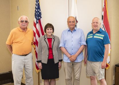 Mr. James K. Michels, together with Dr. Christine J. Sobek proudly hosted the Ambassador of the Grand Duchy of Luxembourg to the United States, Gaston Stronck, and Mr. Kevin Wester