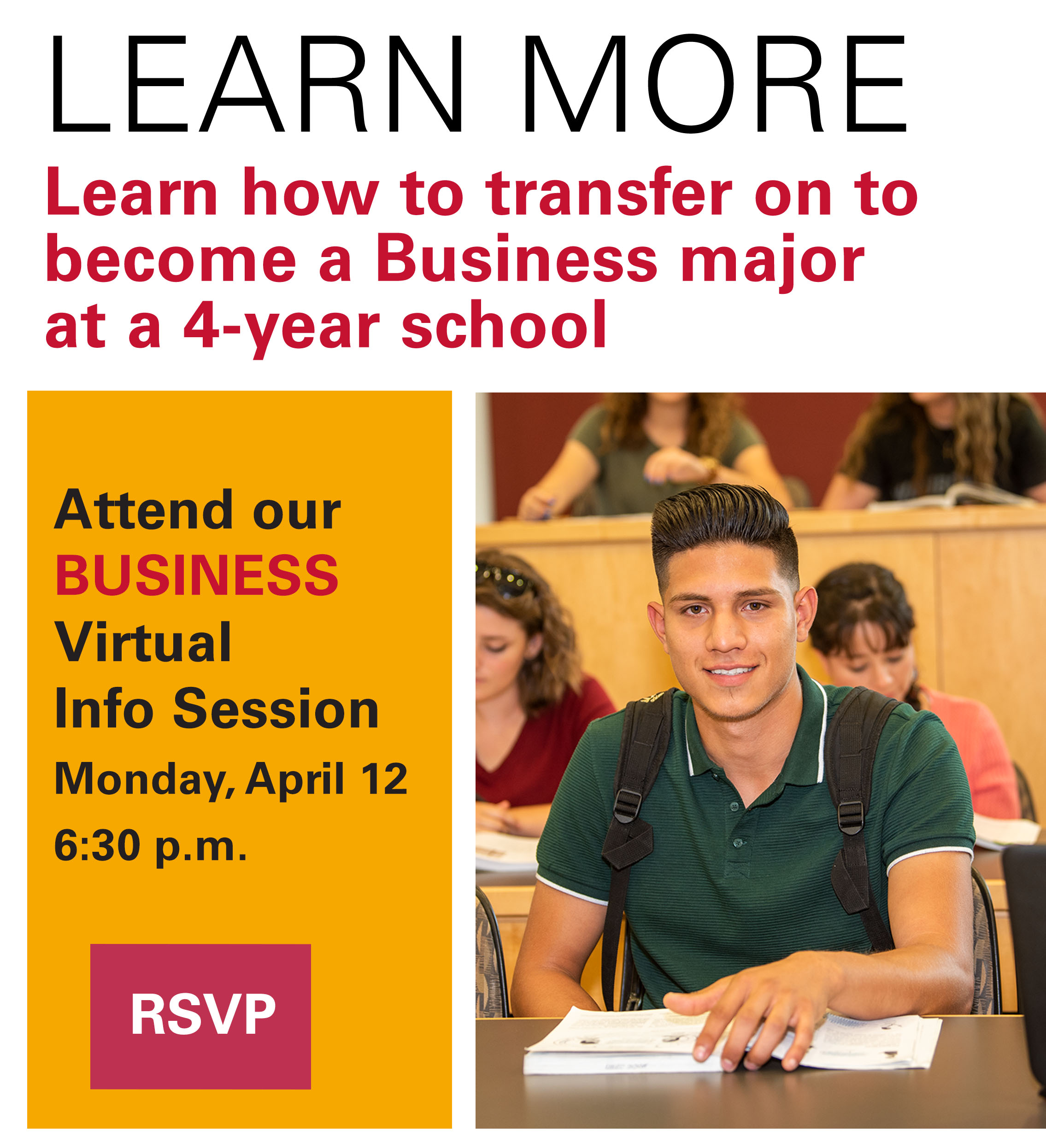 info session business Waubonsee Community College