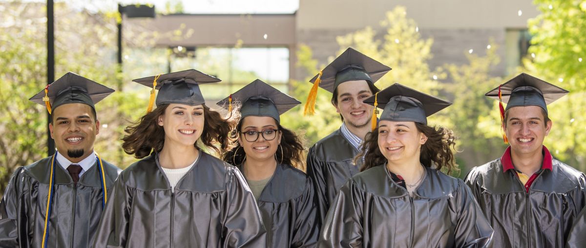 group of graduating students