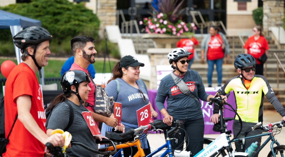 Bike the burbs participates with their bikes