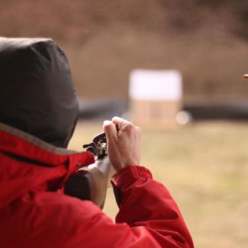 Photo of soldier shooting