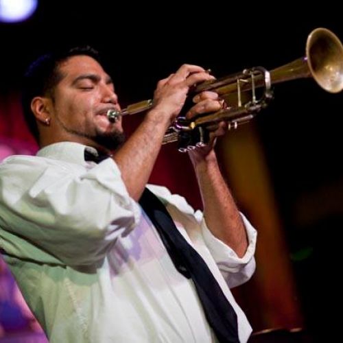 Victor Garcia Playing Trumpet
