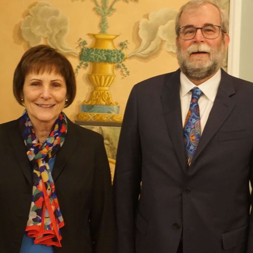 Dr. Sobek and David Voorhees of Waubonsee Community College