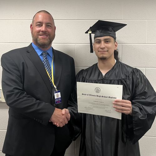 Adam Schaeur with HSE Jail Graduate 