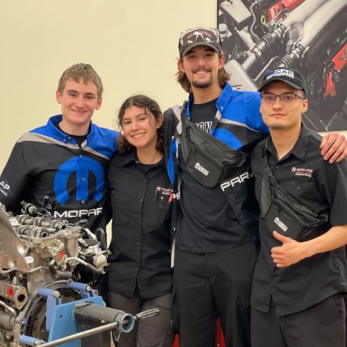 Waubonsee Students Secure Second Place at Mopar® Career Automotive Program (CAP) Bracket Challenge Finals