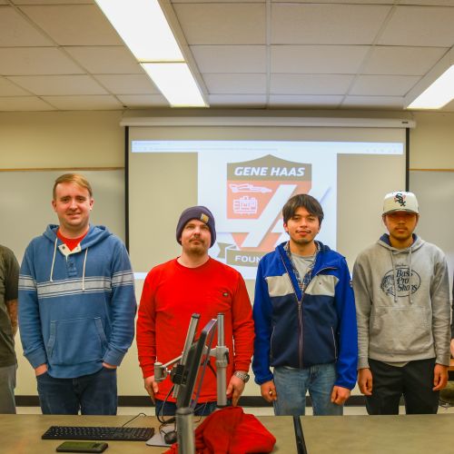 Nine Waubonsee Students Awarded Gene Haas Foundation Scholarship to Advance in CNC Technology