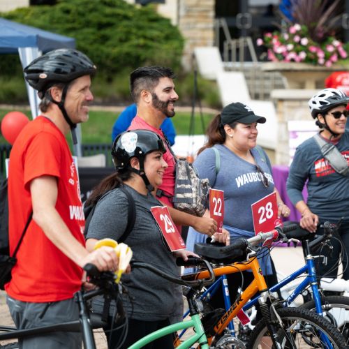 Bike the burbs participates with their bikes