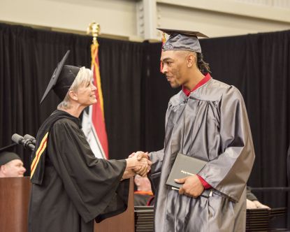 Mark Burton graduating