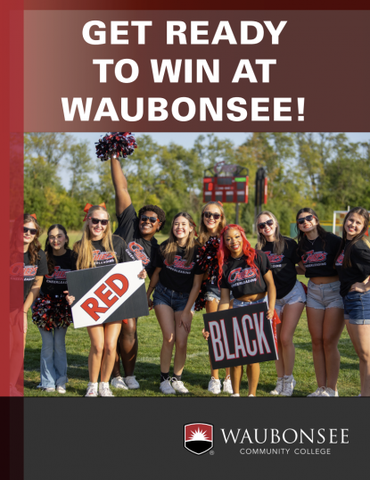 10th Day Magazine Spring 2025 Cover - Get Ready to Win at Waubonsee!