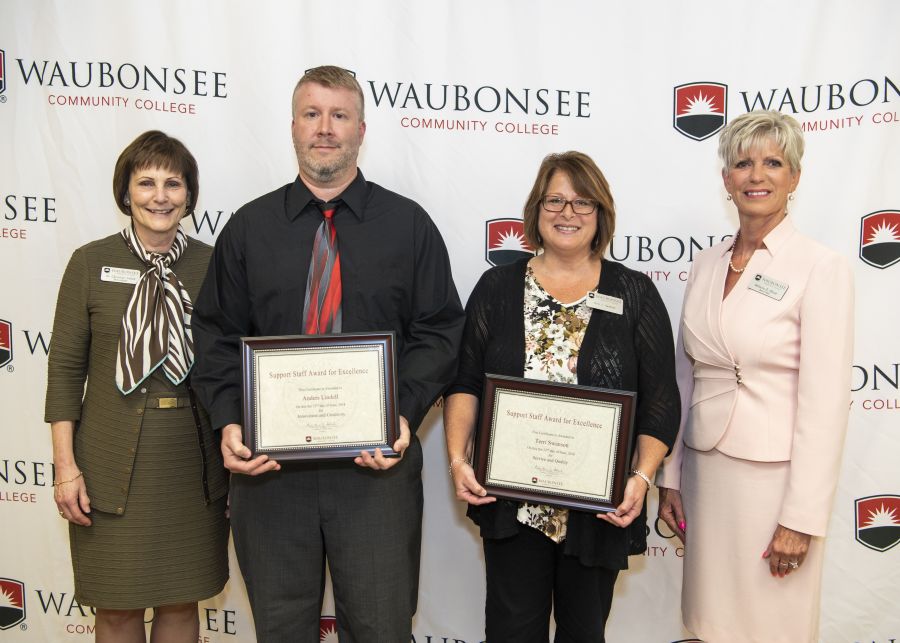 Photo of Support Staff Awards for Excellence Winners